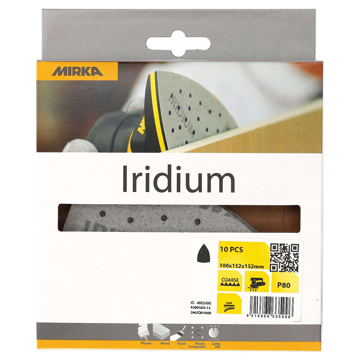 Iridium 100x152x152mm Grip 36 Hul