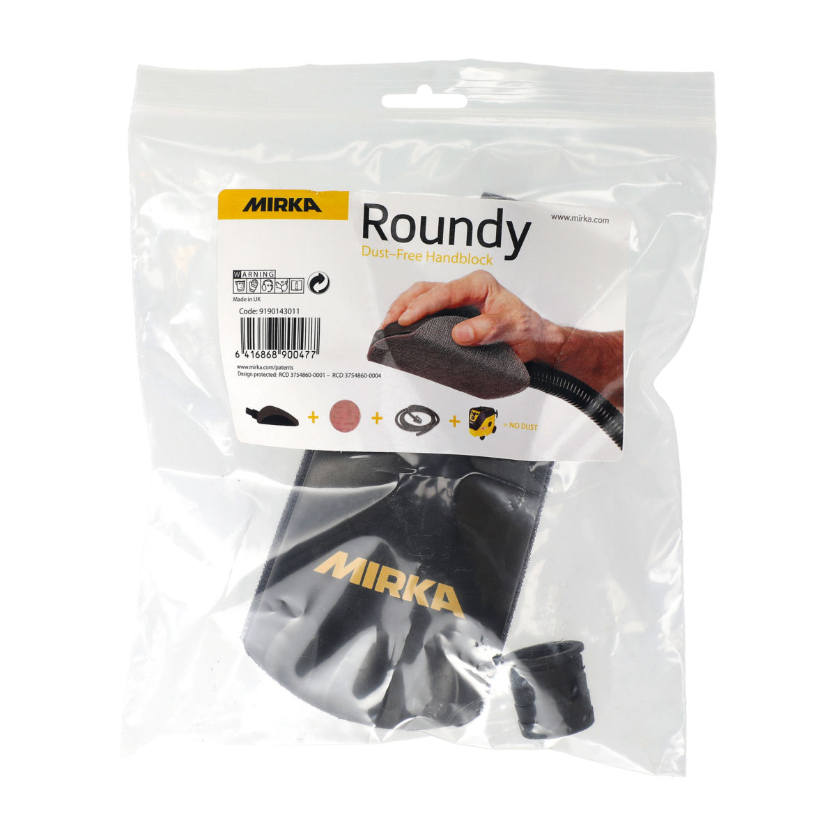 Roundy håndslipekloss