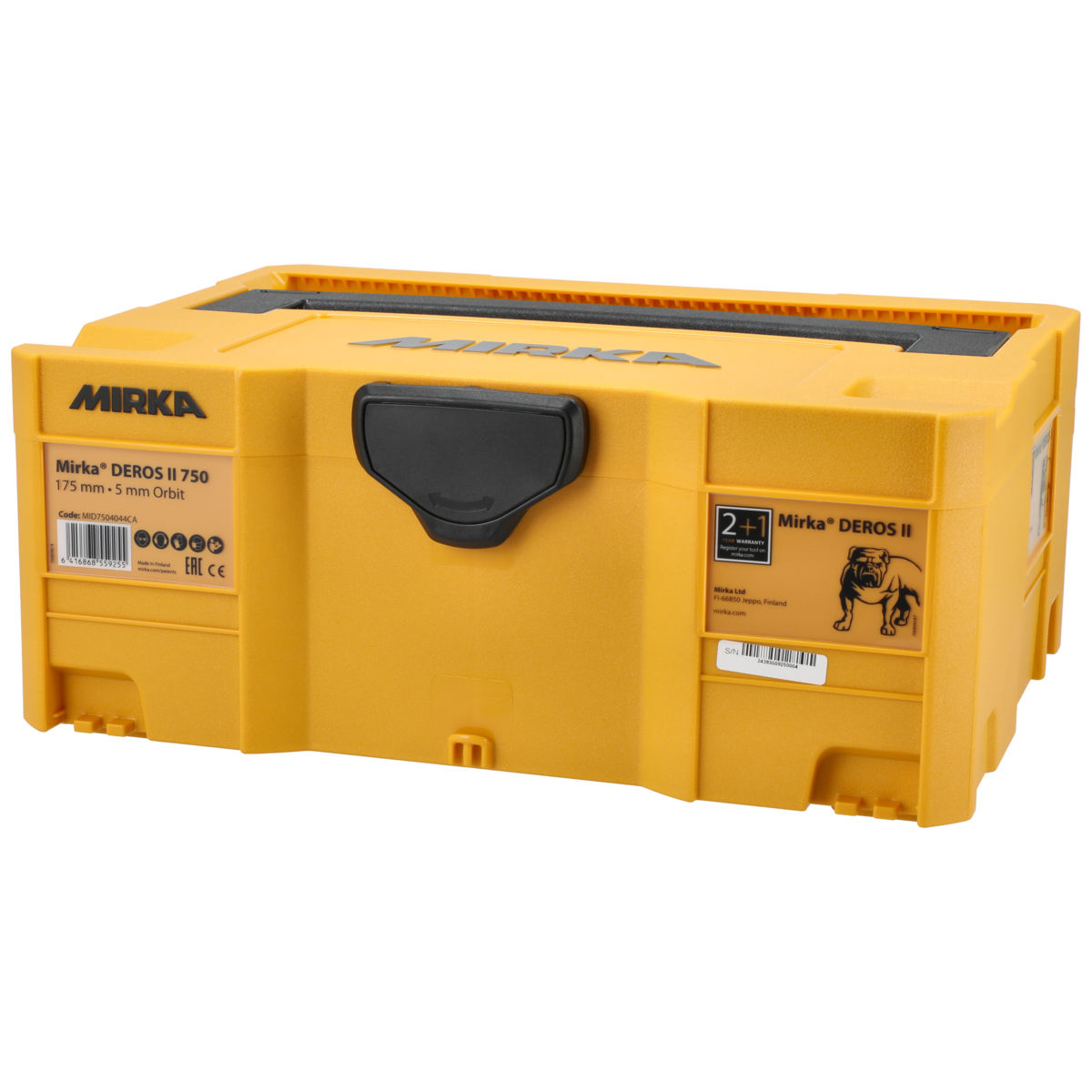 Mirka® DEROS II 750 Ø 175 mm, uitslag 5.0 mm
