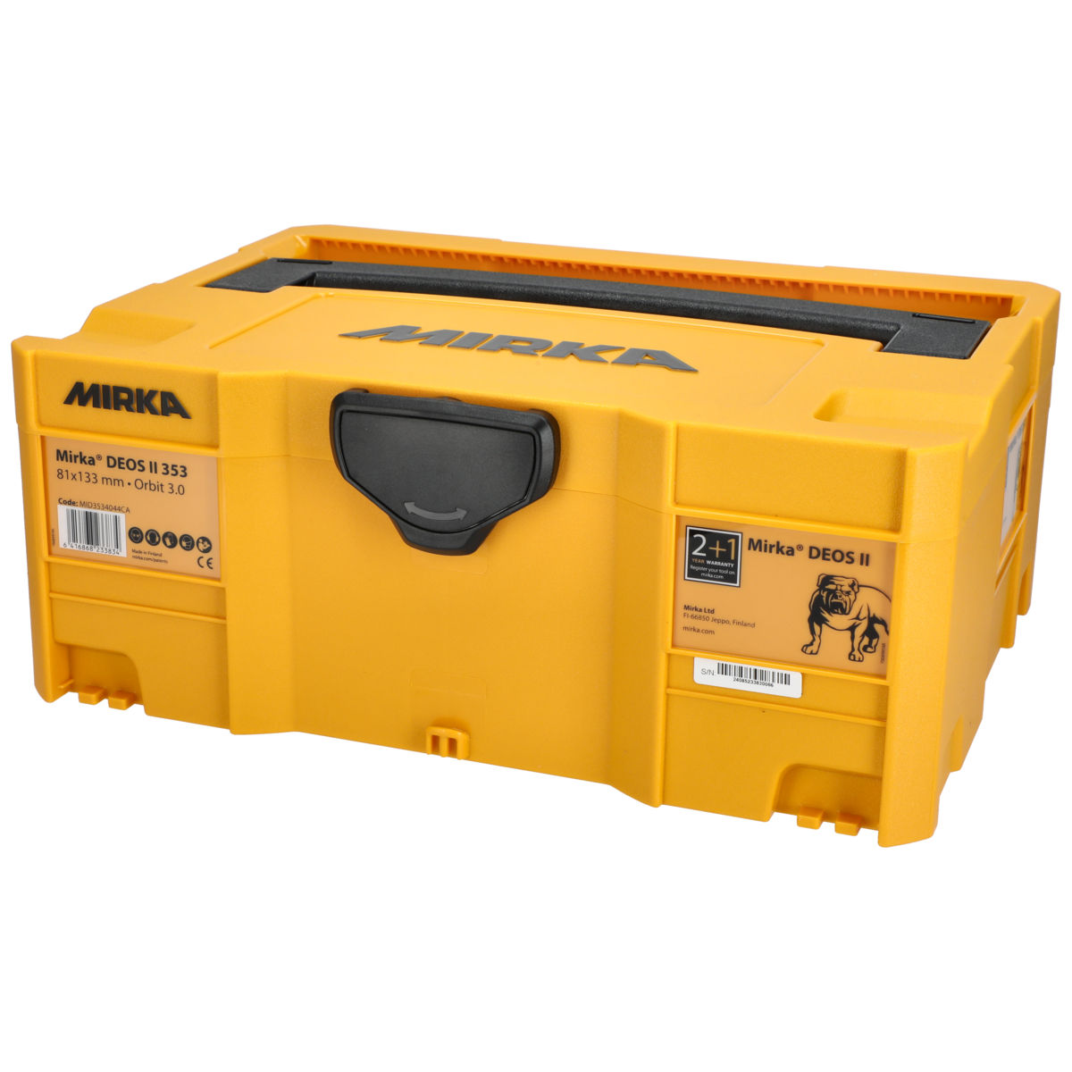 Mirka® DEOS II 353 EU 81 mm x 133 mm, orbita 3.0 mm