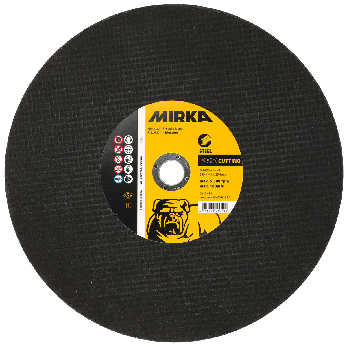 Mirka® PRO snijschijf speciaal staal