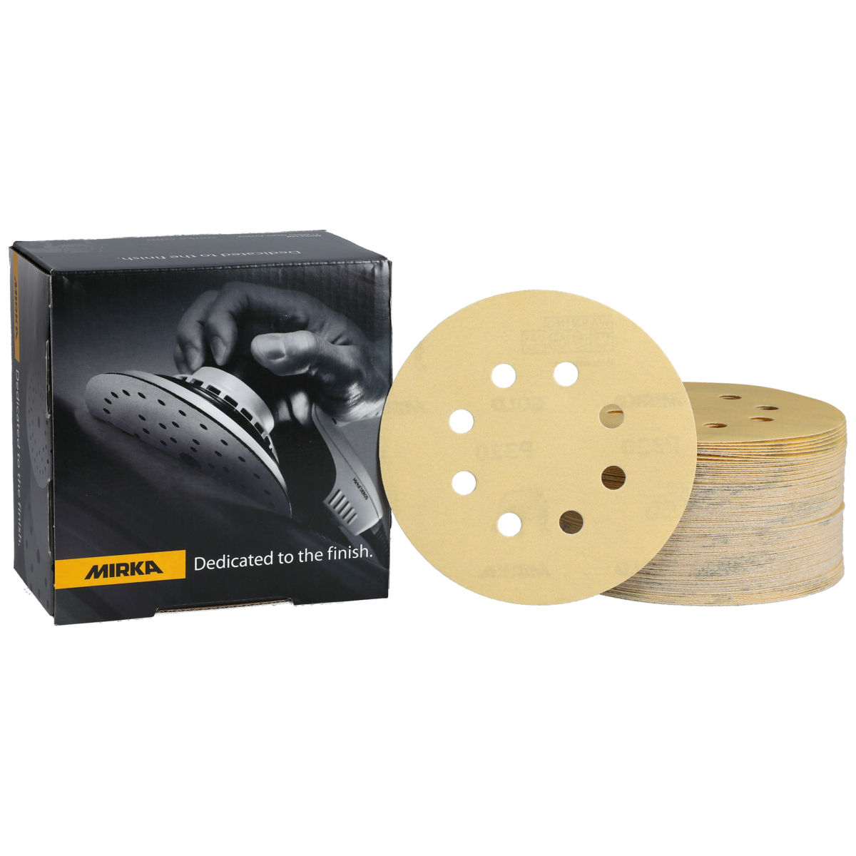 GOLD 5", 8 Hole Grip Vacuum Disc