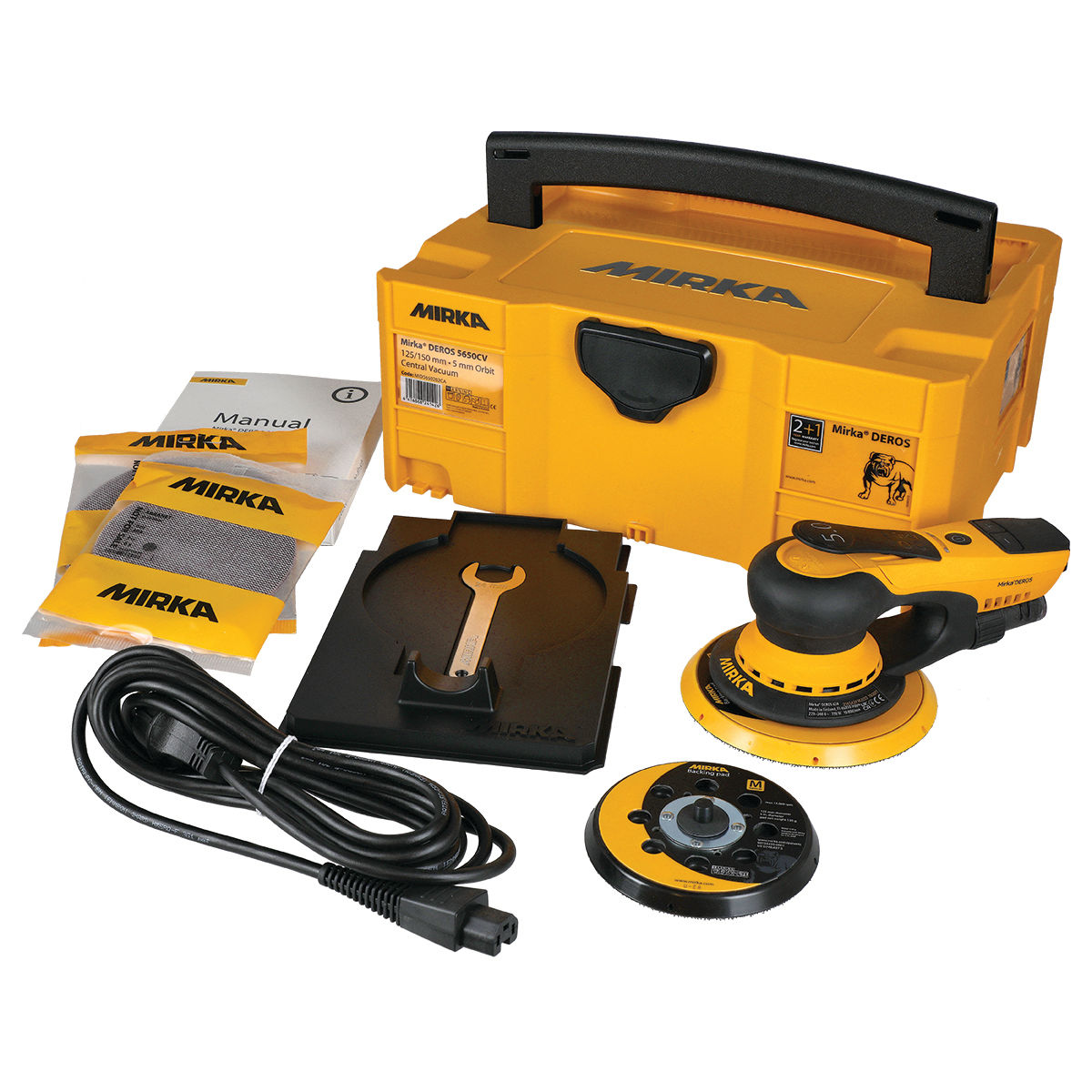 Mirka® DEROS 5650CV EU Ø 125/150 mm 5.0 mm orbit