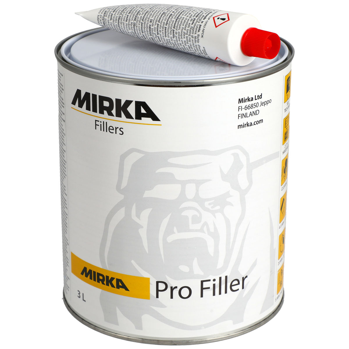 Mirka® Pro Filler 3 L, 8/pakning