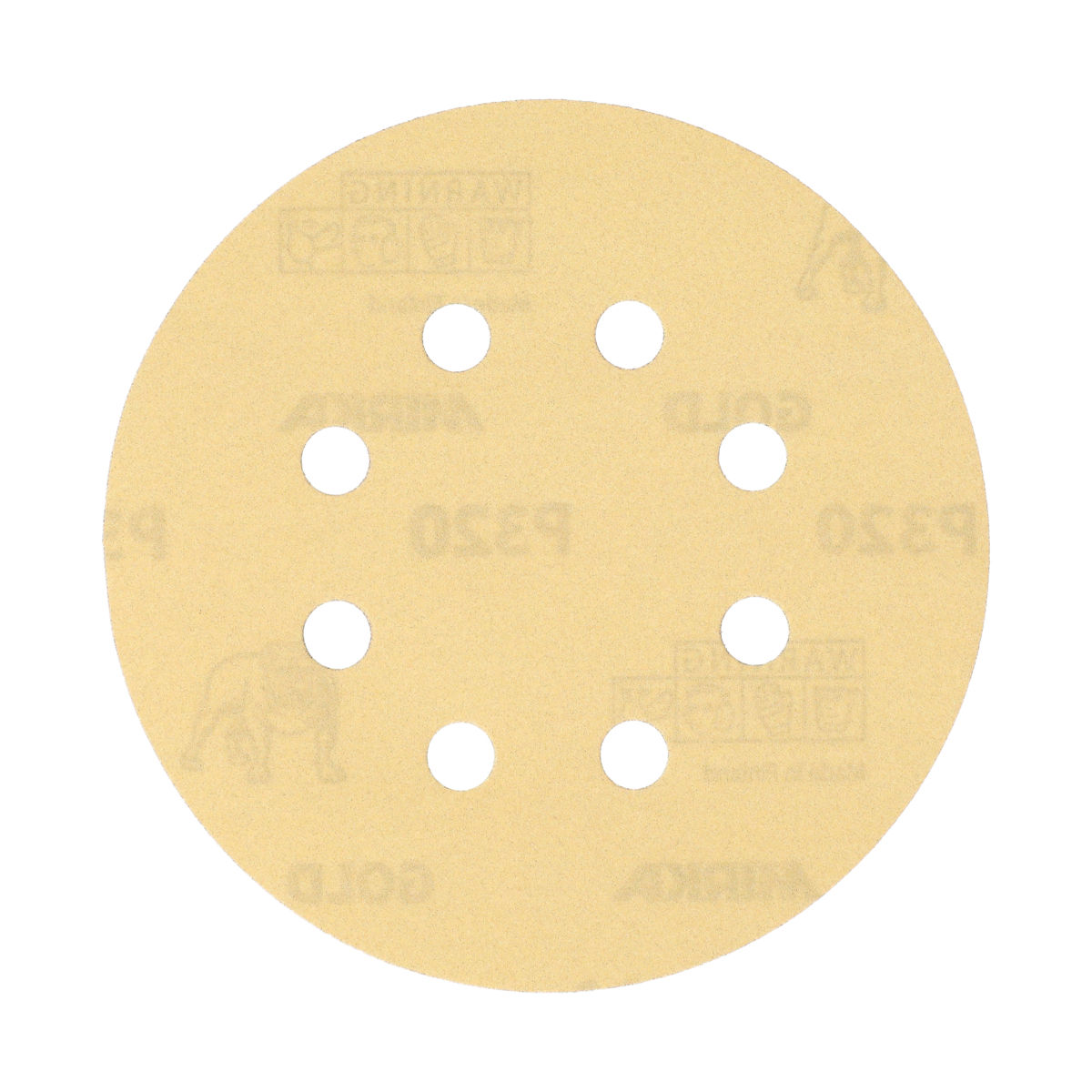GOLD 5", 8 Hole Grip Vacuum Disc